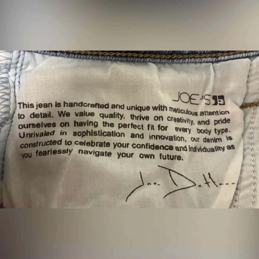 Joe’s Jeans Flawless The Molly High Rise Flare Denim Jeans Blue Stretch Size - Picture 4 of 9